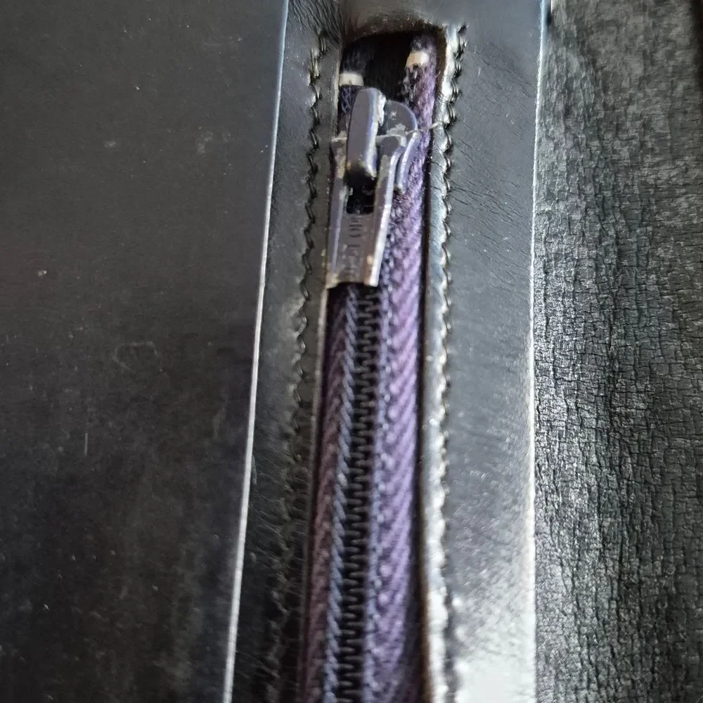 Dior Trotter Monogram Navy and Cream Bifold Long Wallet